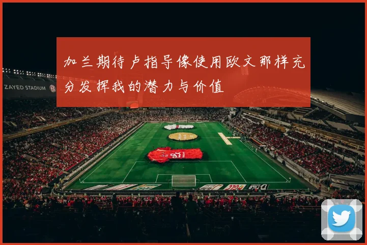 加兰期待卢指导像使用欧文那样充分发挥我的潜力与价值
